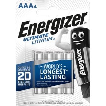 Hlavný obrázok Energizer batérie Ultimate lithium mikrotužka AAA 4ks