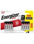 Energizer Max alkalické batérie tužkové  AAA-LR03 4+4gratis