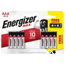loader for Energizer Max alkalické batérie tužkové  AAA-LR03 4+4gratis