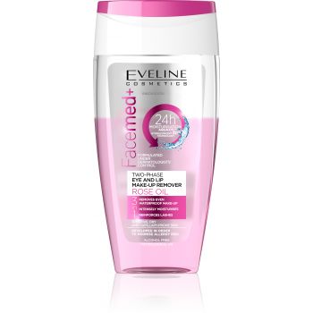 Hlavný obrázok EVELINE 3v1 Dvojfázový odličovač očí Rose 150ml