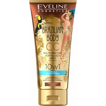 Hlavný obrázok Eveline Brazilian Body multifunkčný krém na telo 10v1 vodeodolné 175ml