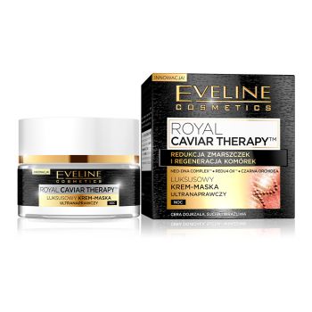 Hlavný obrázok EVELINE Royal Caviar Therapy nočný krém/maska 50+ terapia slizom slimáka 50ml