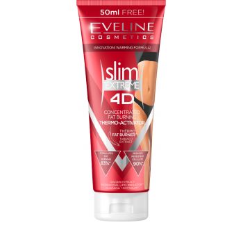 Hlavný obrázok EVELINE slim EXTREME 4D tepelný aktivátor spaľovania tukov 250ml