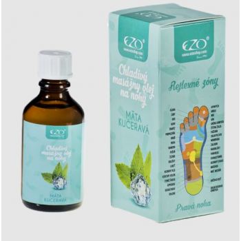 Hlavný obrázok Ezo chladivý masážny olej na nohy Mäta kučeravá 50ml