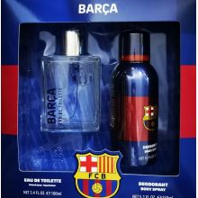 loader for FC Barcelona pánska darčeková kazeta Toaletná voda, Deodorant