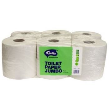 Hlavný obrázok Finito Jumbo toaletný papier 19cm/100m biely 12ks 2-vrstvový 2226
