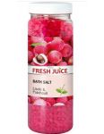 Fresh Juice Litchi & Patcholi soľ do kúpeľa 700g