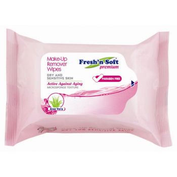 Hlavný obrázok Fresh´n Soft odličovacie utierky na suchú a citlivú pleť 25ks  91513