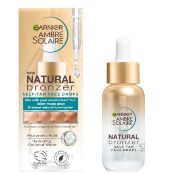 Hlavný obrázok Garnier Ambre Solaire Natural Bronzer samoopaľovacie kvapky na tvár 30ml