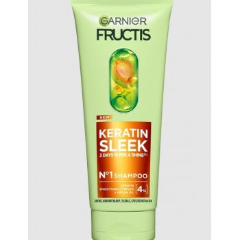 Hlavný obrázok Garnier Fructis Keratin Sleek šampón na suché a krepovité vlasy 200ml