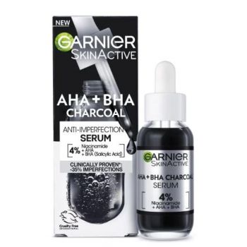 Hlavný obrázok Garnier Pure Active AHA+BHA Charcoal sérum na tvár 30ml