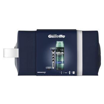 Hlavný obrázok Gillette Darčeková Taška pre Mužov Mach3 Strojček, 2 Hlavice, Gél na holenie 250ml