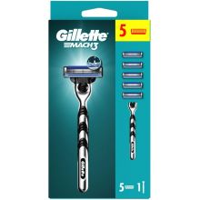 loader for Gillette Mach3 holiaci strojček + náhradné hlavice 5ks