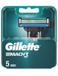 Gillette Mach3 náhradné hlavice 5ks