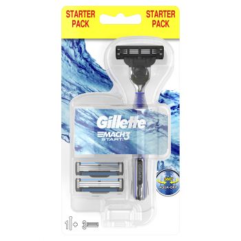 Hlavný obrázok Gillette Mach3 strojček na holenie Start + 3ks náhradná hlavica