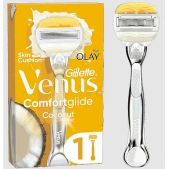 Hlavný obrázok Gillette Venus Plus Olay Base Coconut dámsky holiaci strojček +1ks náhradná hlav