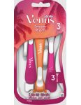 Gillette Venus Smooth Miami dámsky jednorázový holiaci strojček 3ks