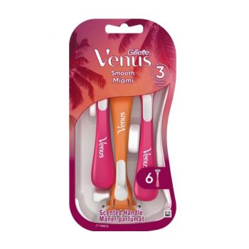 Hlavný obrázok Gillette Venus Smooth Miami dámsky jednorázový holiaci strojček 6ks