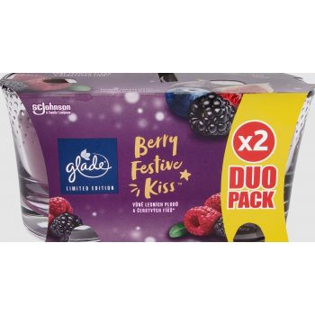 Hlavný obrázok Glade Berry Festive Kiss vonná sviečka v skle 2x112g