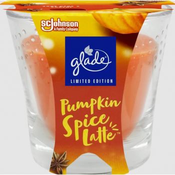 Hlavný obrázok Glade Pumpkin Spice Latte vonná sviečka v skle 112g