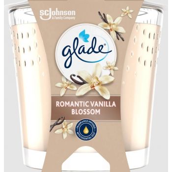 Hlavný obrázok Glade Romantic Vanilla Blossom vonná sviečka v skle 112g