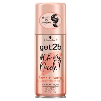 Hlavný obrázok got2b Oh My Nude! suchá nezaťažujúca olejová hmla na vlasy Tame It Softly 100 ml