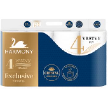 Hlavný obrázok Harmony Exclusive Crystal toaletný papier 4 vrstvový 8ks
