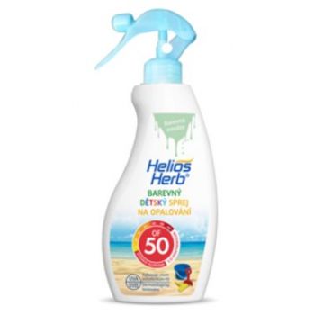 Hlavný obrázok HeliosHerb detský opaľovací sprej farebný OF50 200ml