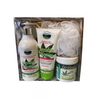 Hlavný obrázok Herb Extract Cannabis darčekový set v drevenej bedničke
