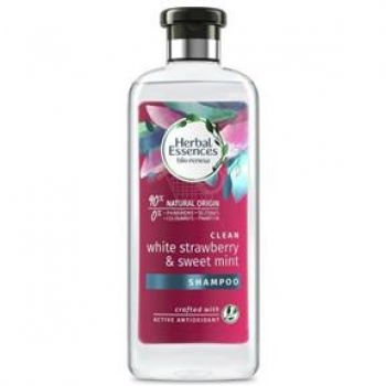 Hlavný obrázok Herbal Essences Clean Strawberry Mint šampón na jemné vlasy bez objemu 400ml 