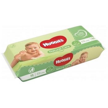 Hlavný obrázok Huggies Baby Narutal Care Aloe Vera vlhčené obrúsky 56ks 