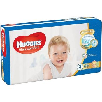 Hlavný obrázok Huggies Ultra Comfort 3 5-8 kg 56ks