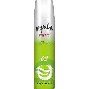 Hlavný obrázok Impulse Throwback Lemon & Freesia telový sprej 75ml