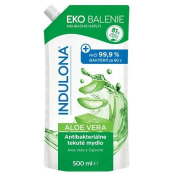 Hlavný obrázok Indulona Aloe Vera antibakteriálne tekuté mydlo náplň 500ml