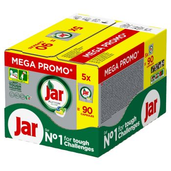 Hlavný obrázok Jar Platinum Lemon tablety do umývačky riadu / 5x18ks/  90ks   