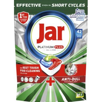 Hlavný obrázok Jar Platinum Plus ALL IN ONE tablety do umývačky riadu 42ks