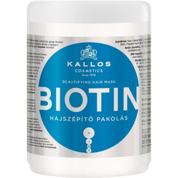 Hlavný obrázok Kallos Hair Mask Biotin maska na slabé, lámavé vlasy 1000ml