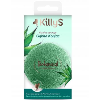 Hlavný obrázok KillyS Konjac hubka s Aloe vera na umývanie tváre