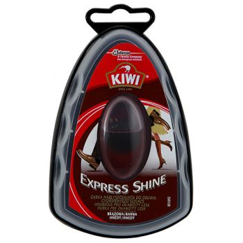Hlavný obrázok Kiwi Expres Shine hubka na obuv 7ml hnedý