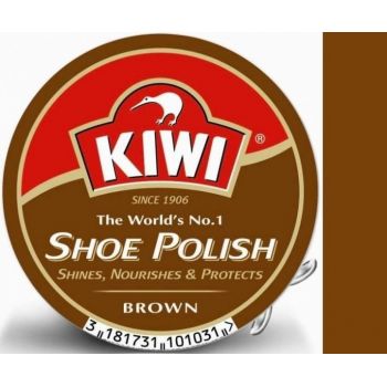 Hlavný obrázok Kiwi Shoe Polish krém na topánky hnedý 50ml