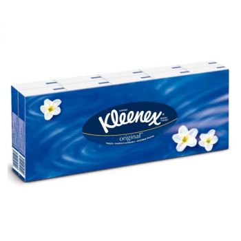 Hlavný obrázok Kleenex hygienické vreckovky Original 10ks 3-vrstvové
