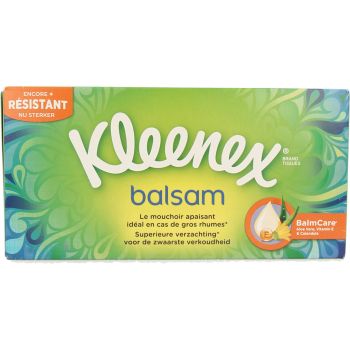 Hlavný obrázok Kleenex kozmetické vreckovky Balzam Box 72ks Aloe Vera 3 vrs