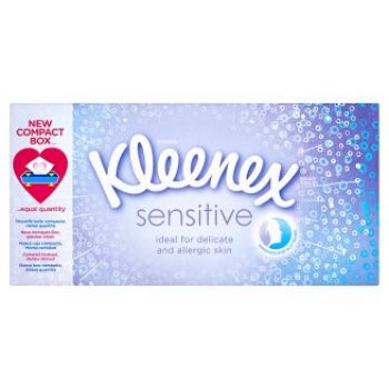 Hlavný obrázok Kleenex Sensitive Box Hygienické vreckovky 72ks 3-vrstvové