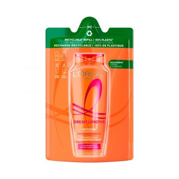 Hlavný obrázok L'Oréal Elseve Dream Lengths šampón proti lámaniu vlasov náhradná náplň 250ml