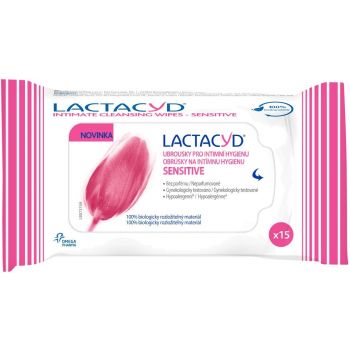 Hlavný obrázok Lactacyd intímne obrúsky Sensitive 15ks