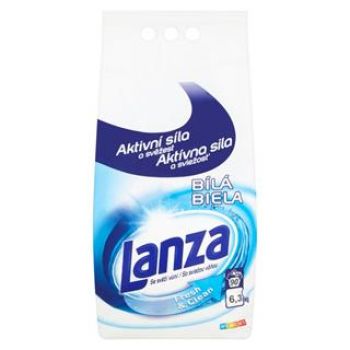 Hlavný obrázok Lanza prášok na pranie 6,3kg White Fresh& Clean 90 praní