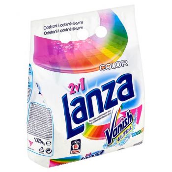 Hlavný obrázok Lanza Vanish Color 2v1 Power prášok na pranie 1,125kg 15 praní