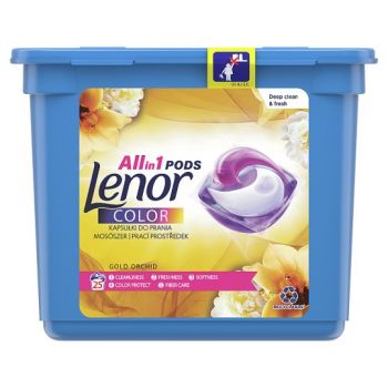 Hlavný obrázok Lenor All in 1 25 praní Color Gold Orchid kapsule na pranie