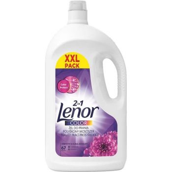 Hlavný obrázok Lenor Amethyst & Floral Bouquet Color 2in1 gél na pranie 3,685l 67 praní 