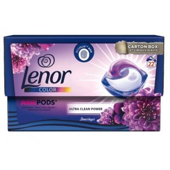 Hlavný obrázok Lenor Color Ametys Ultra Clean Power All-in1 kapsule na pranie 22ks